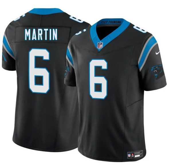Men & Women & Youth Carolina Panthers #6 Sam Martin Black 2025 F.U.S.E. Vapor Limited Stitched Jersey